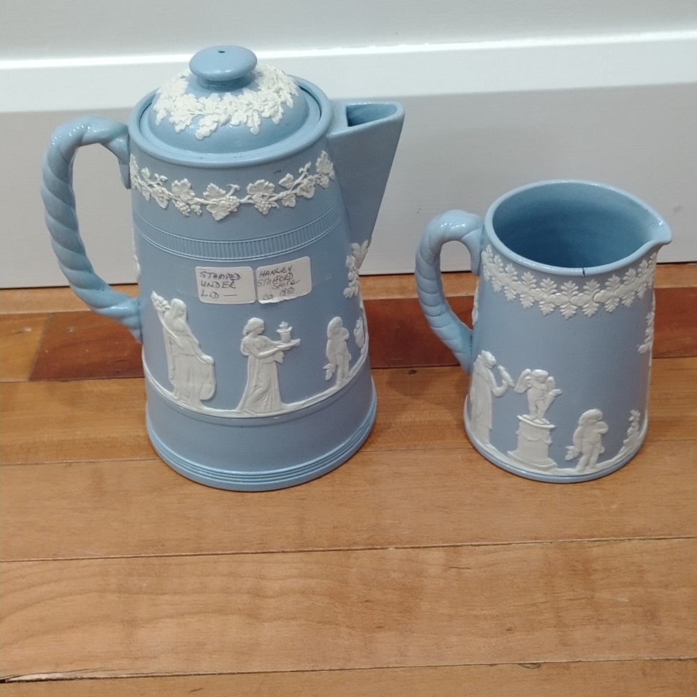 Blue Hanley Staffordshire Set